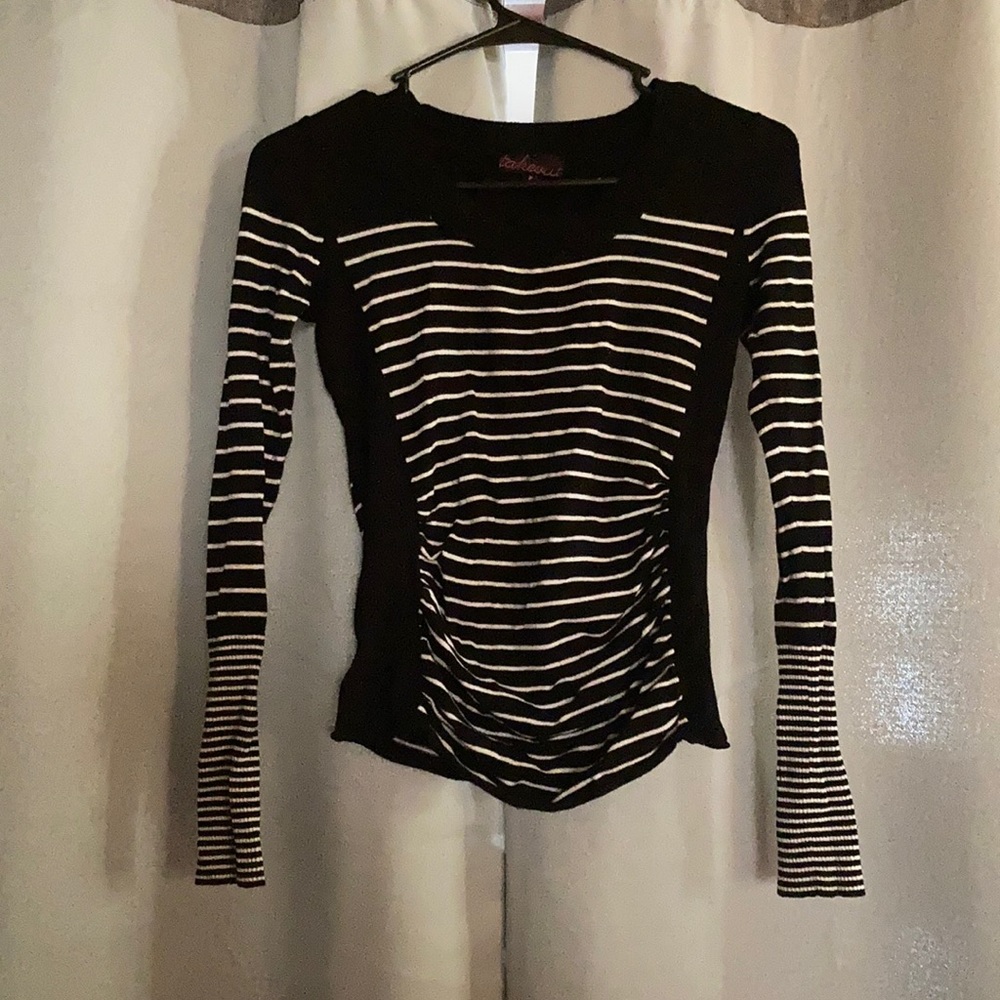 Black and white stripe sweater